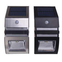 Solar-powered Light with 2 SMD LED Polycrystalline Solar Panel PIR Sensor Environmental-friendly