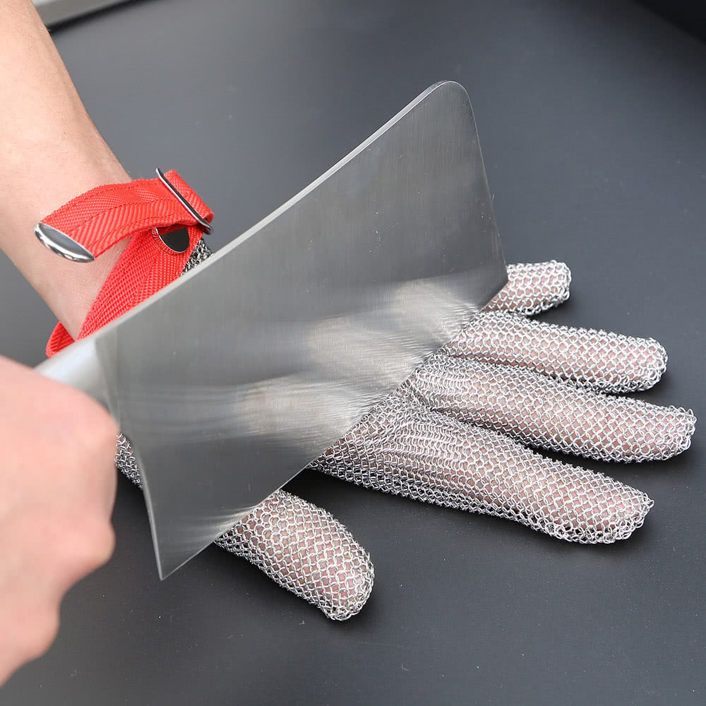 High-quality Stainless Steel Mesh Knife Cut Resistant Chain Mail Protective Glove