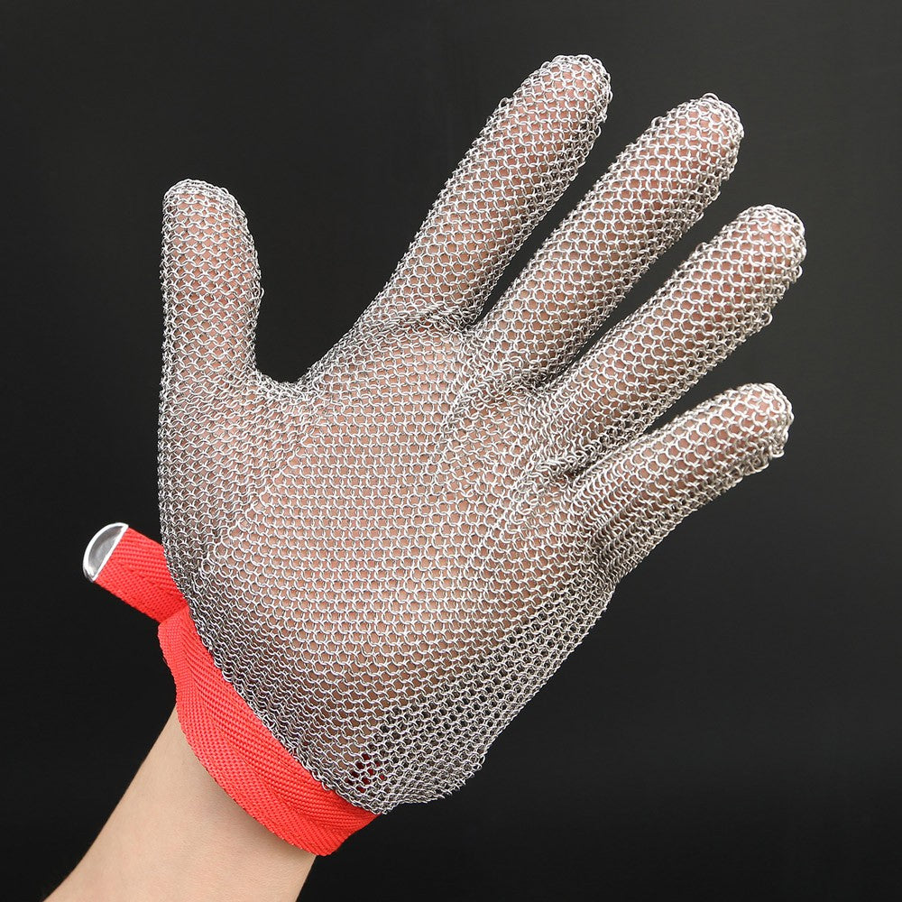 High-quality Stainless Steel Mesh Knife Cut Resistant Chain Mail Protective Glove