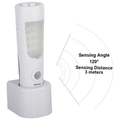 3 In 1 Multi-function Emergency Light Motion Sensor Wall Night Light Battery Powered LED Flashlight For Home Camp Outdoor