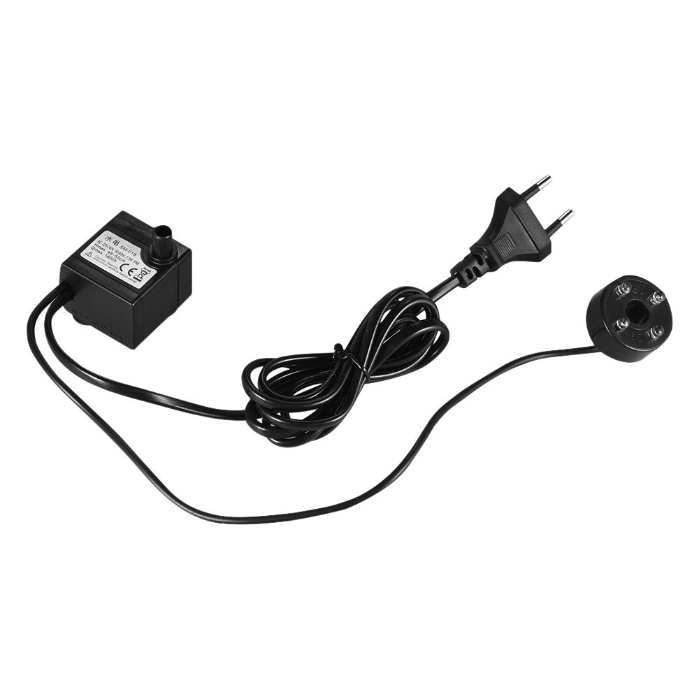 180L/H 2.5W Submersible Water Pump with 4 LED Light Ultra Quiet for Pond Aquarium Fish Tank