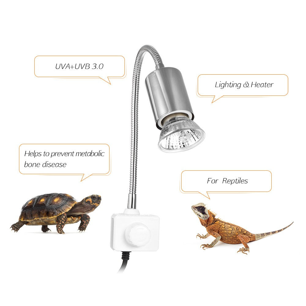 25W Halogen Heat Lamp UVA UVB Basking Lamp Heater Light Bulb