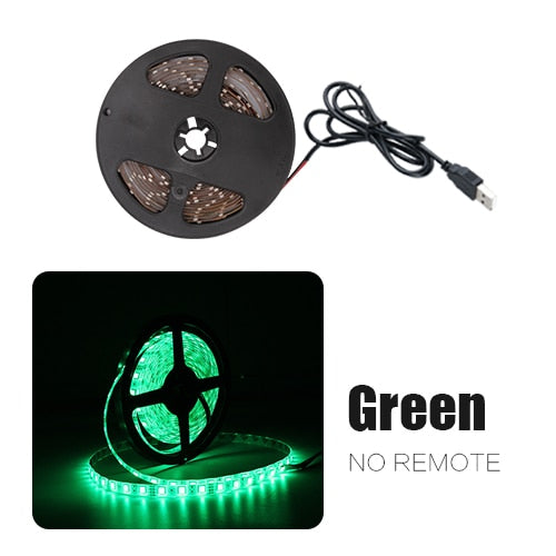 USB LED Strip Flexible Lamp SMD 2835 Desk Decor Screen TV Background Lighting