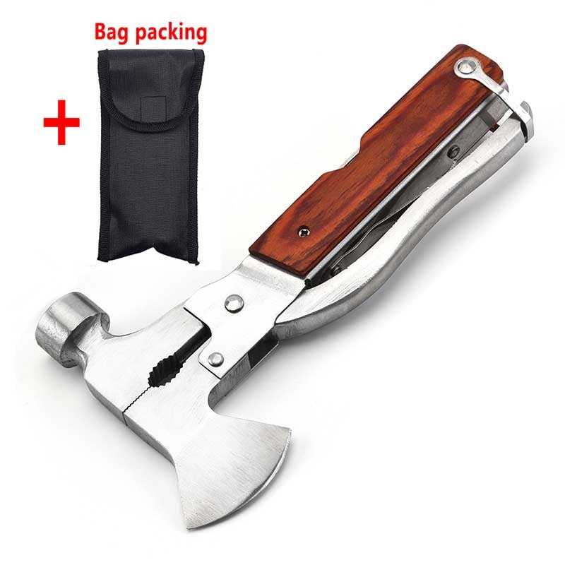 Multifunctional Emergency Outdoor Camping Survival Tools Axe Pliers Pliers Stainless Steel Screwdriver Hatchet Hammer Plier