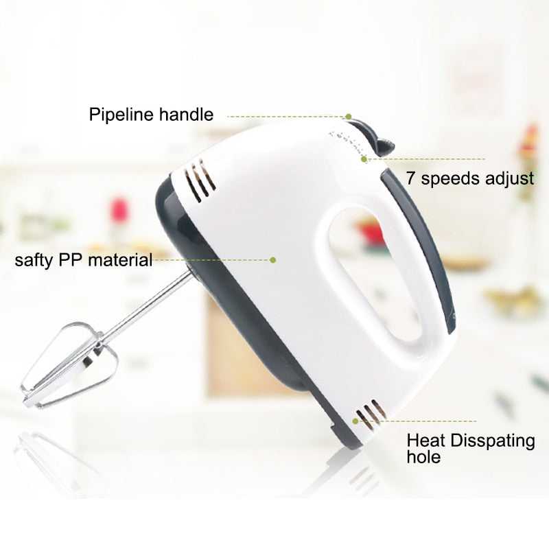 7 Speed Hand Mixer Food Blender Multifunctional Kitchen Electric Cooking Tools