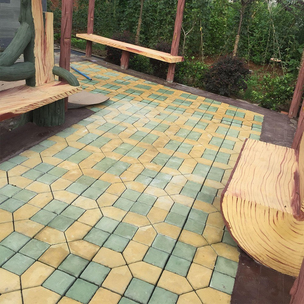 Paving Mould Square Brick Stone Road Path Maker Mould