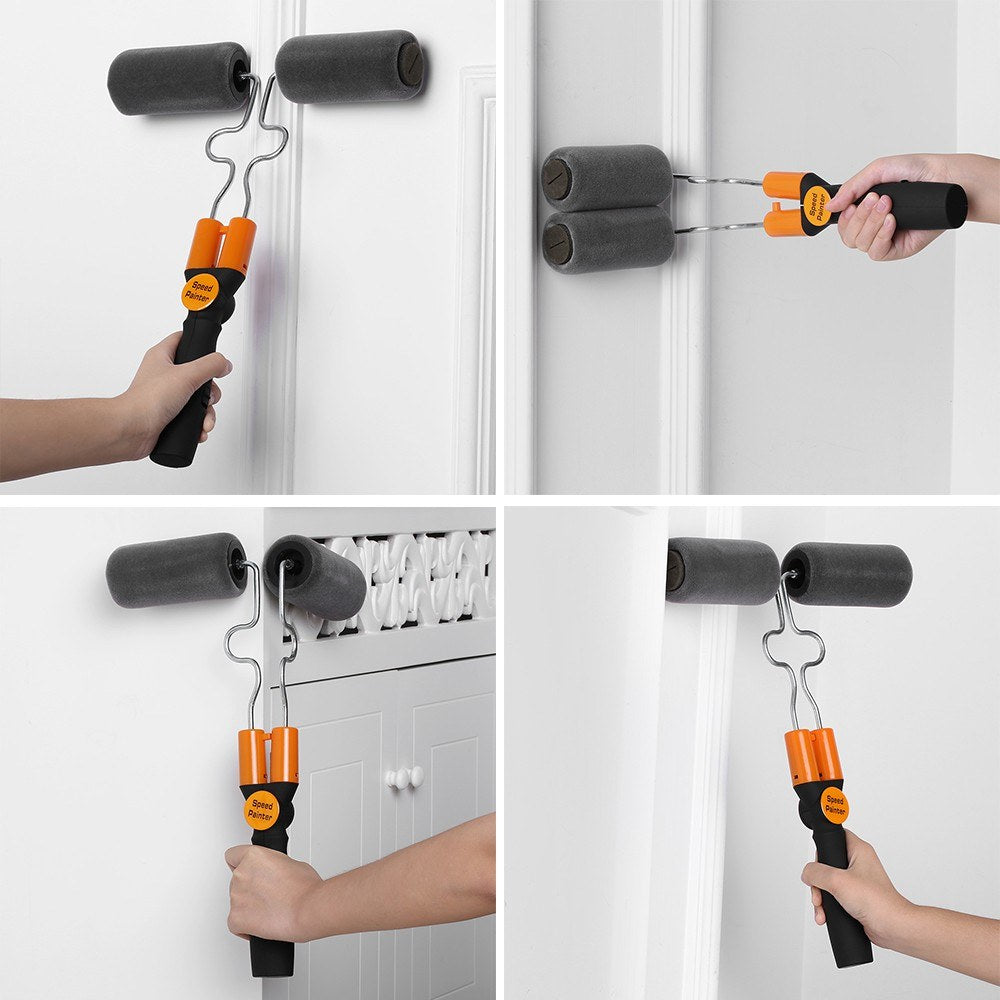 Adjustable Double-Sided Multi-Function Paint Brush DIY Graining Tool for Wall Décor