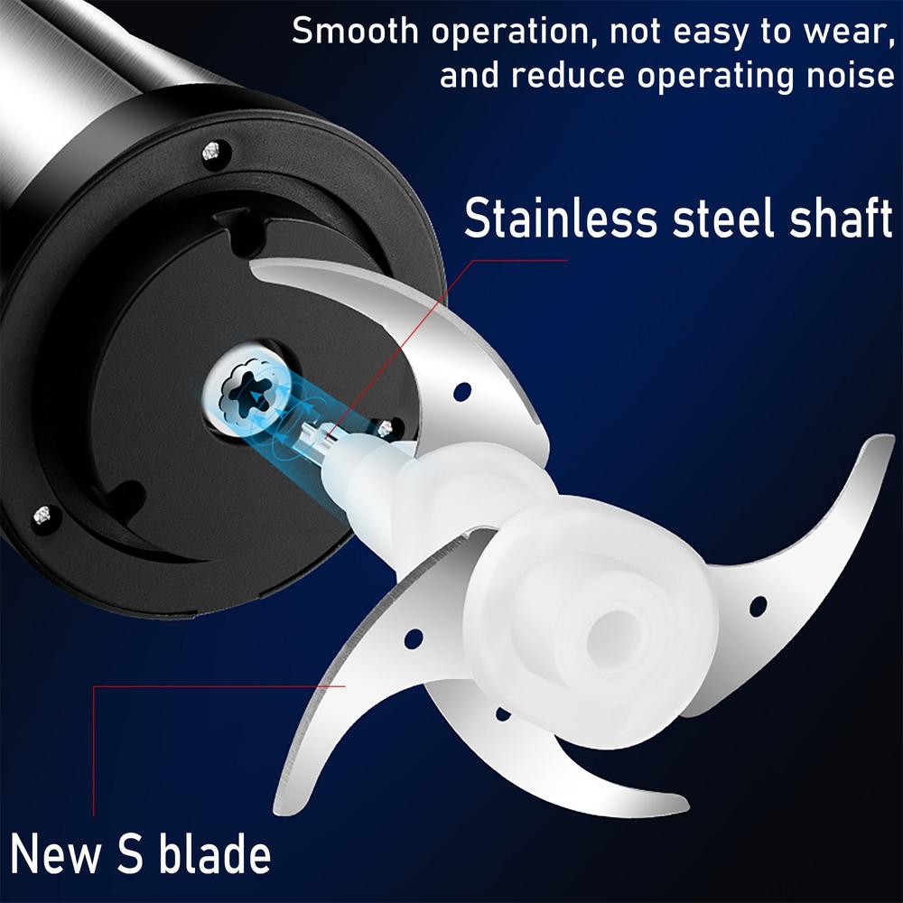 2 Speeds Stainless Steel Electric Vegetable and Meat Grinder