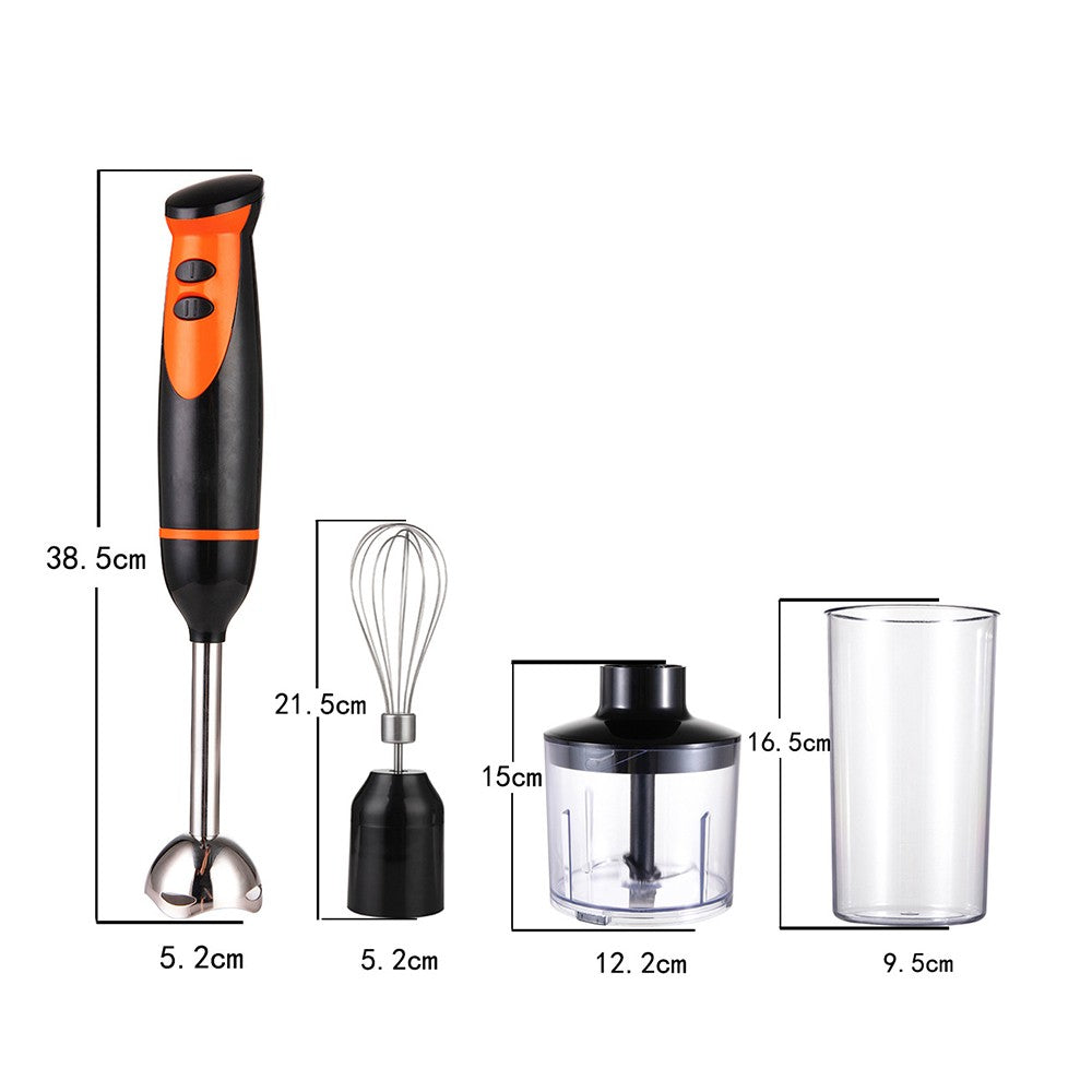 4-in-1 Multifunctional Hand Stick Blender Stainless Steel 220V