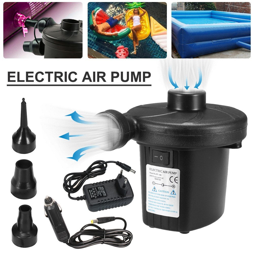Inflatable Pump Electric Air Mattress Camping
