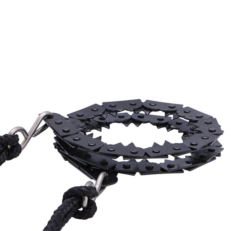Woodworking Pocket Hand Chainsaw Heavy Duty Manganese Survival Wire Saw Camp Hike Outdoor Hunt Fish Tool Cut Cutter Wood Forest