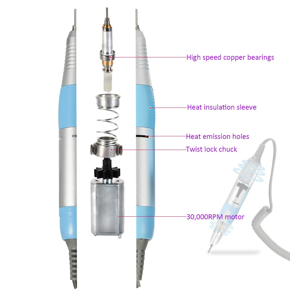 Electric Drill Machine File Polisher Manicure Kits Nail Salon Tools