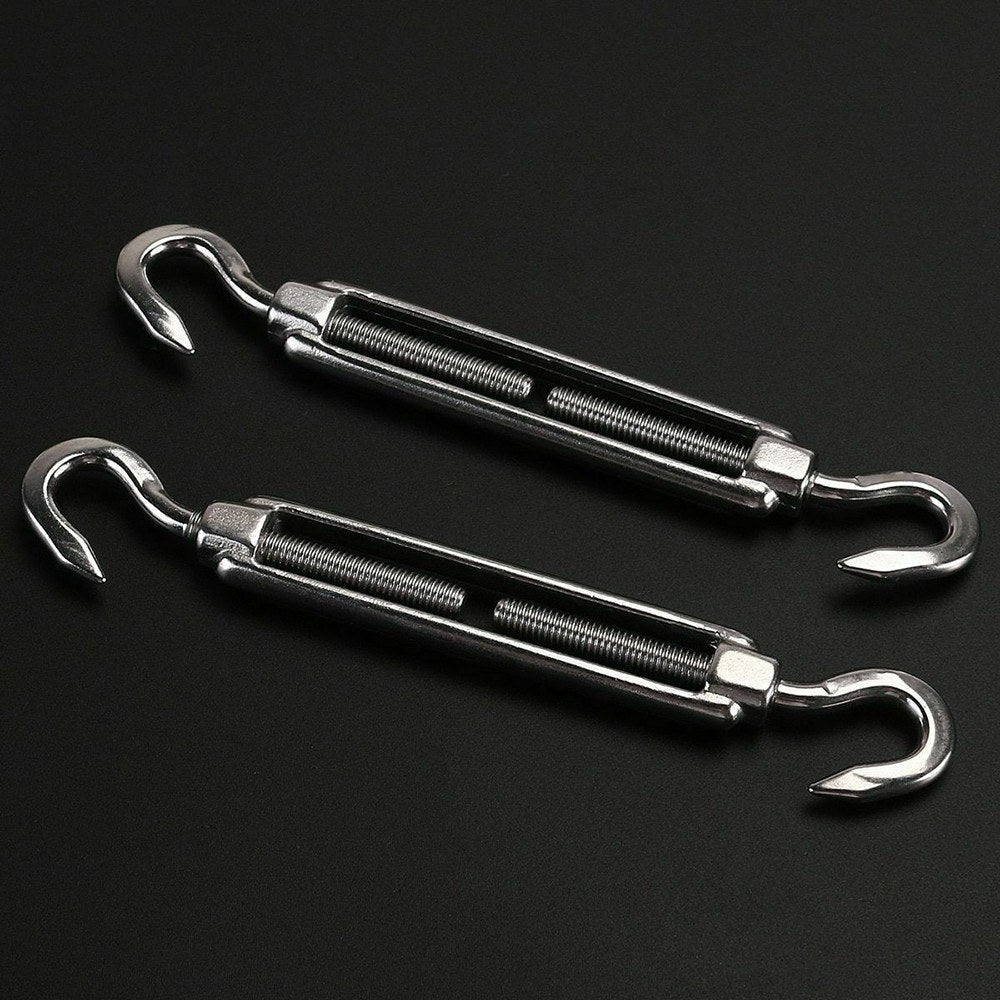 6Pcs/Set Sun Shade Sail Stainless Steel Hardware Installation Kit
