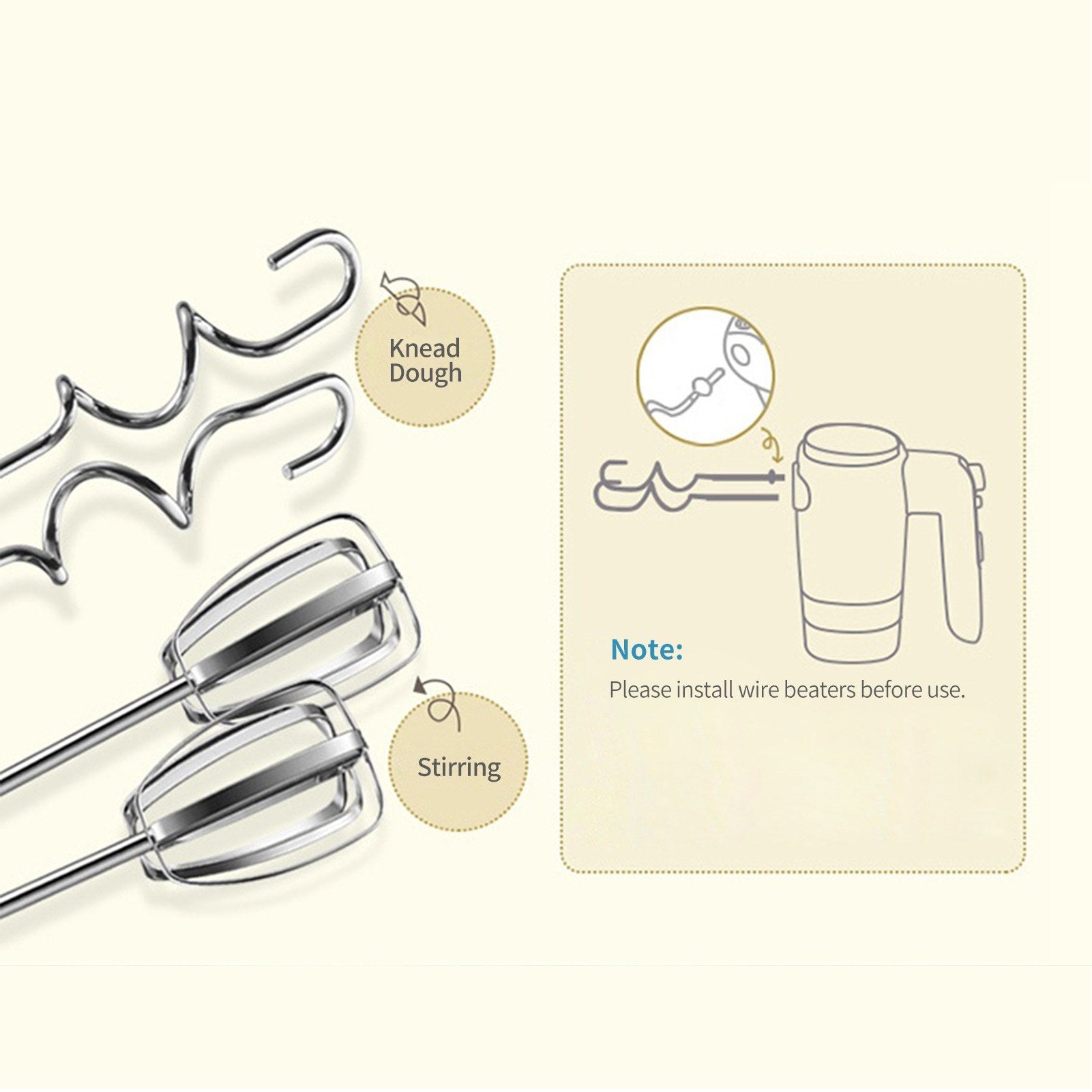 300W Electric Egg Beater