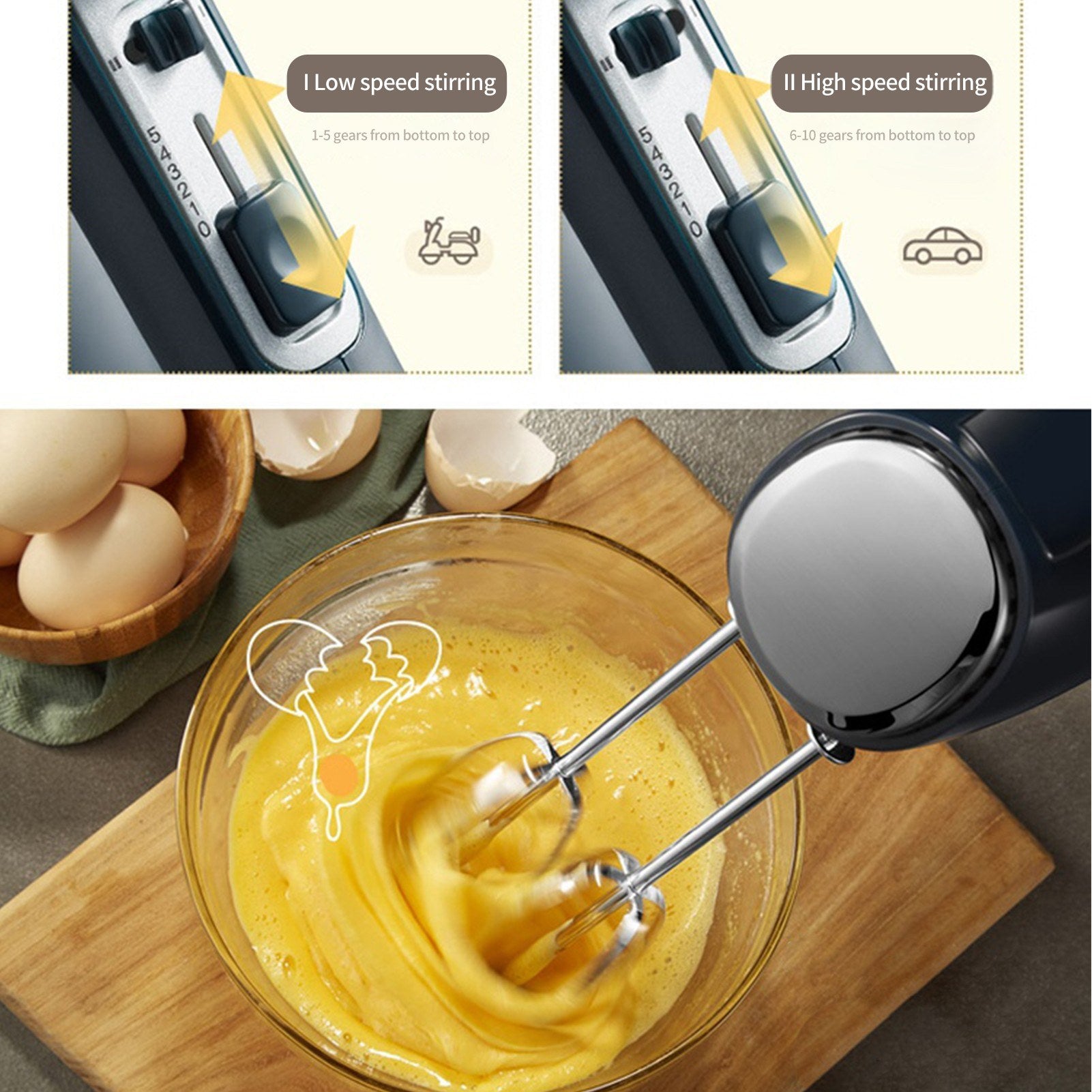 300W Electric Egg Beater