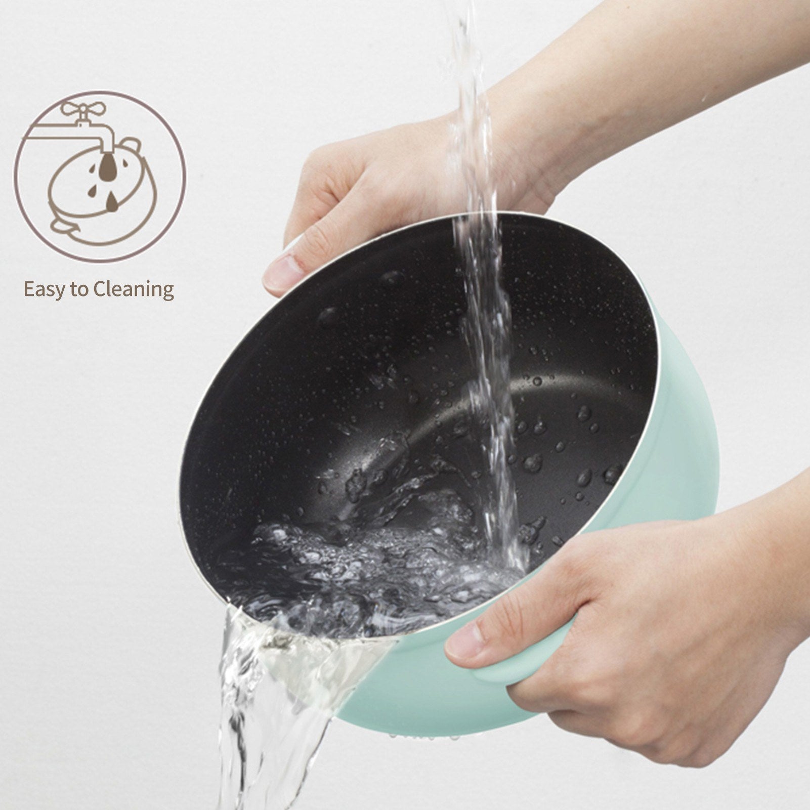 2.5L Electric Hot Pot 220V Electric Cooker Skillet Non-Stick Rapid Noodles Cooker with Lid