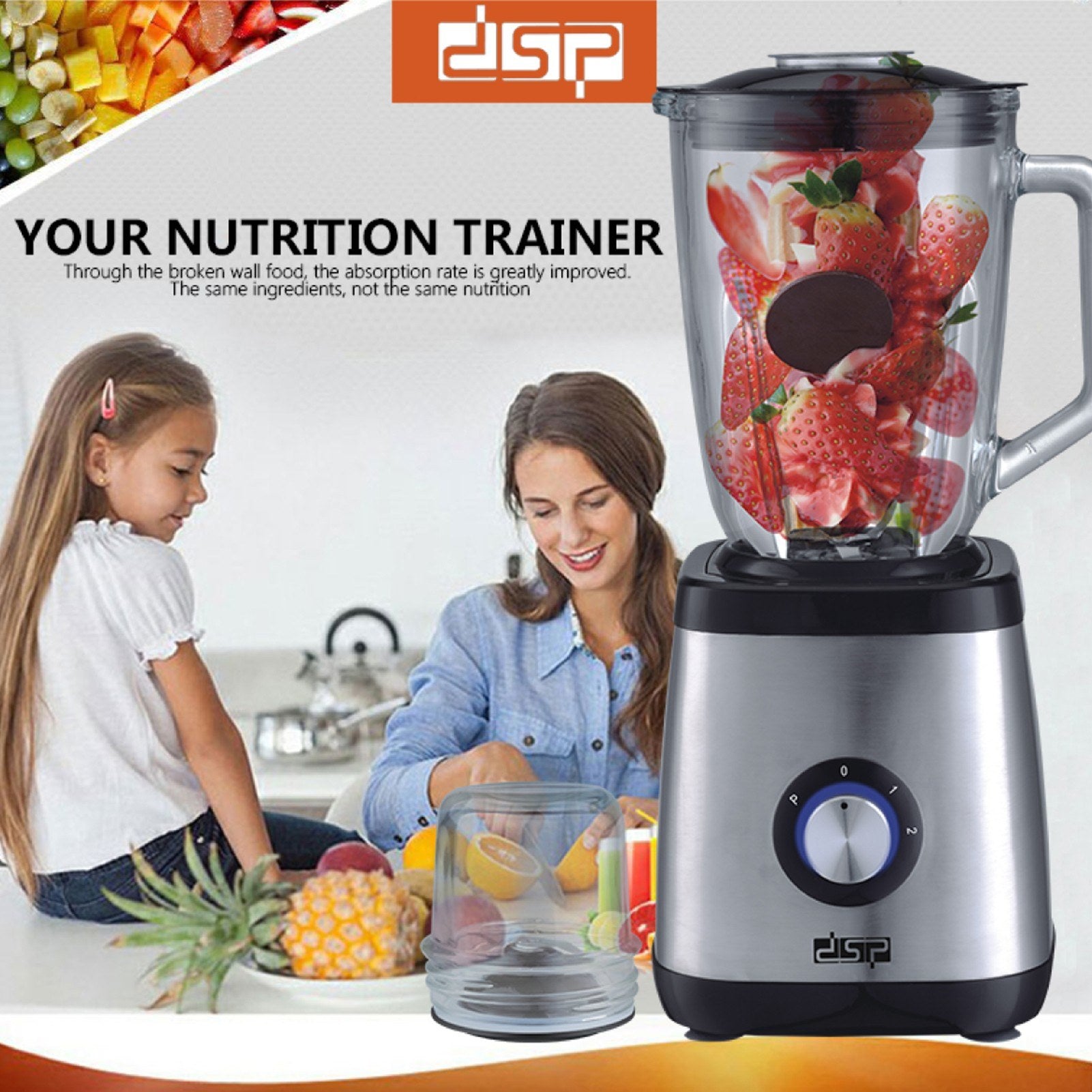 350W Professional Countertop Blender