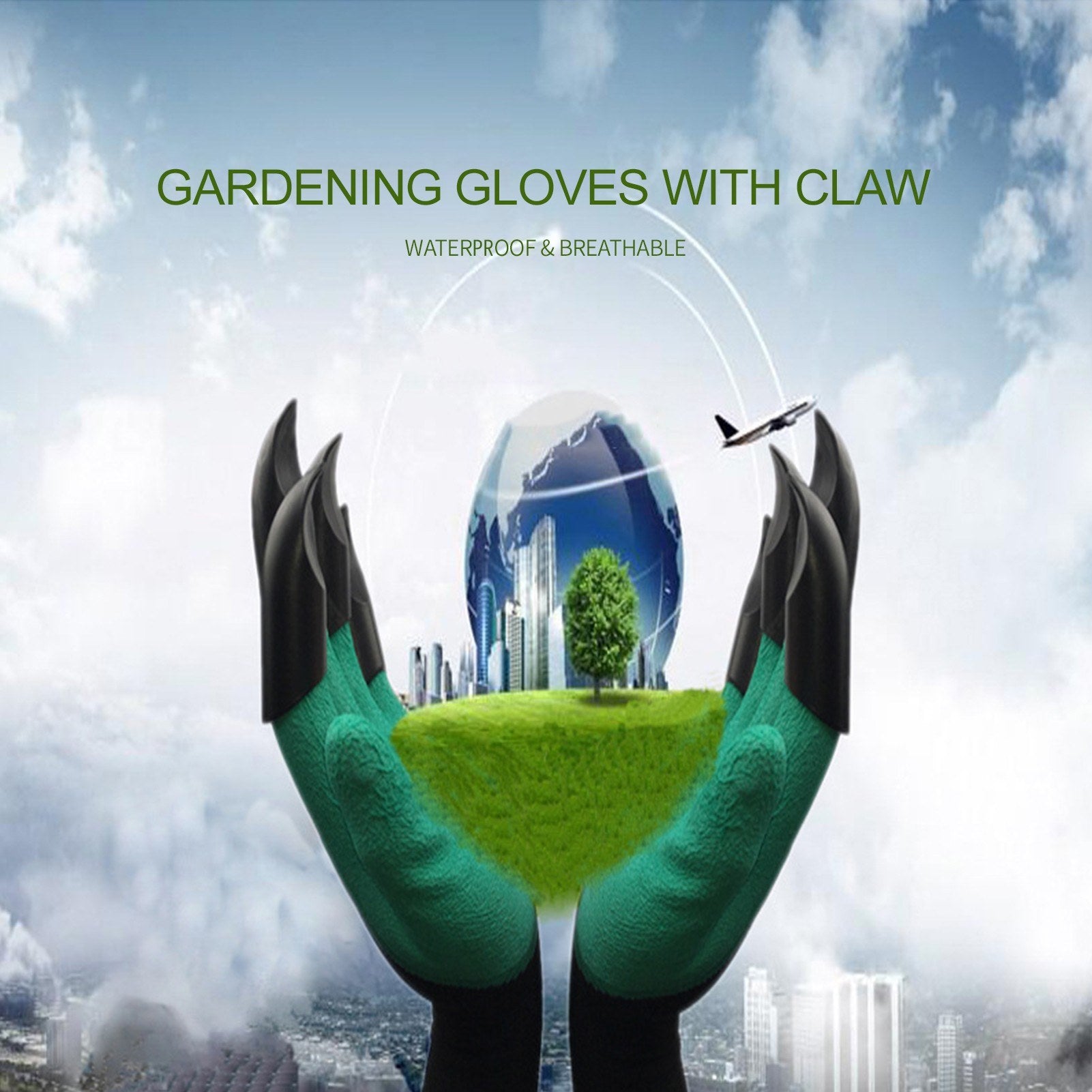 Gardening Gloves with Claw 1 Pair
