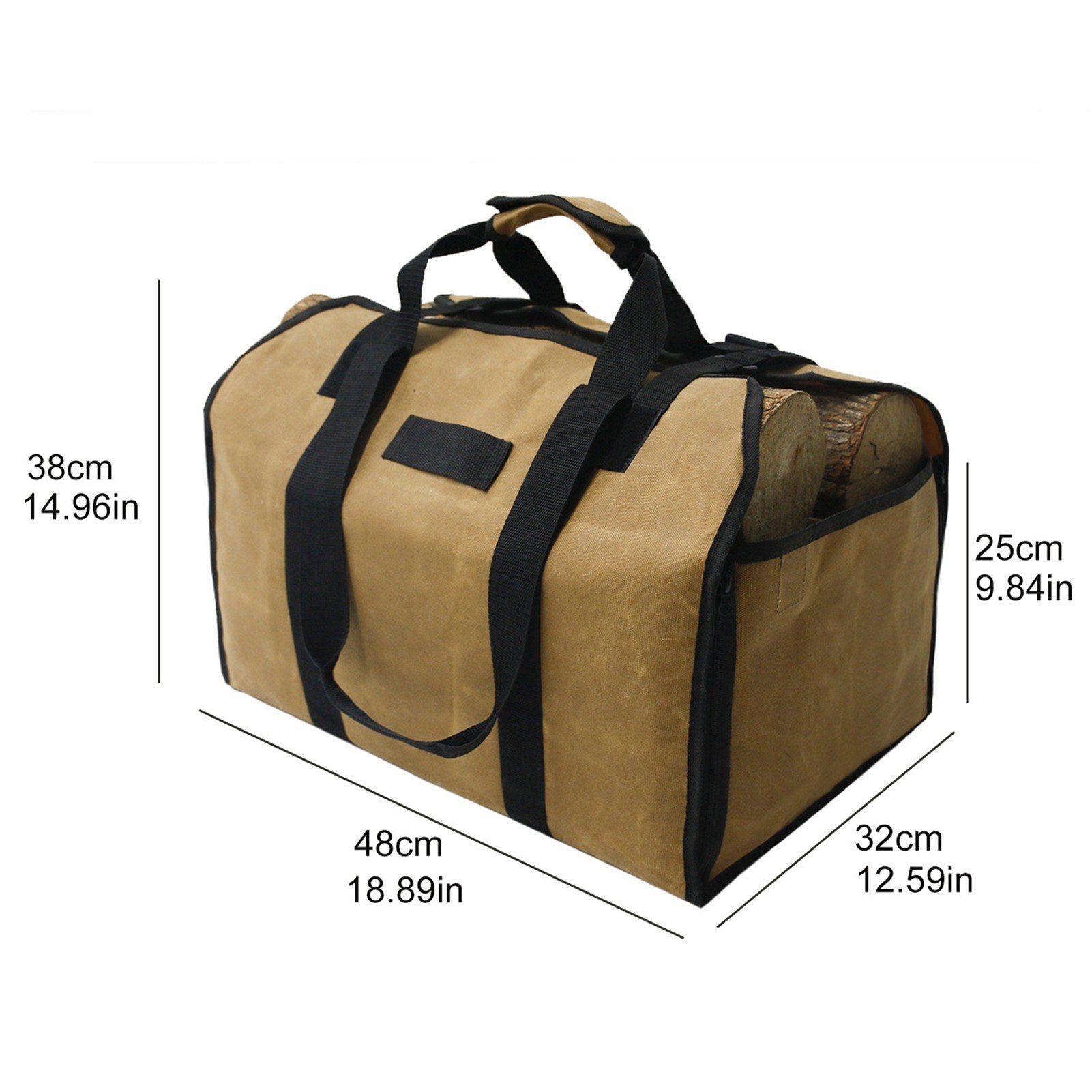 Firewood Log Carrier Large Firewood Bag