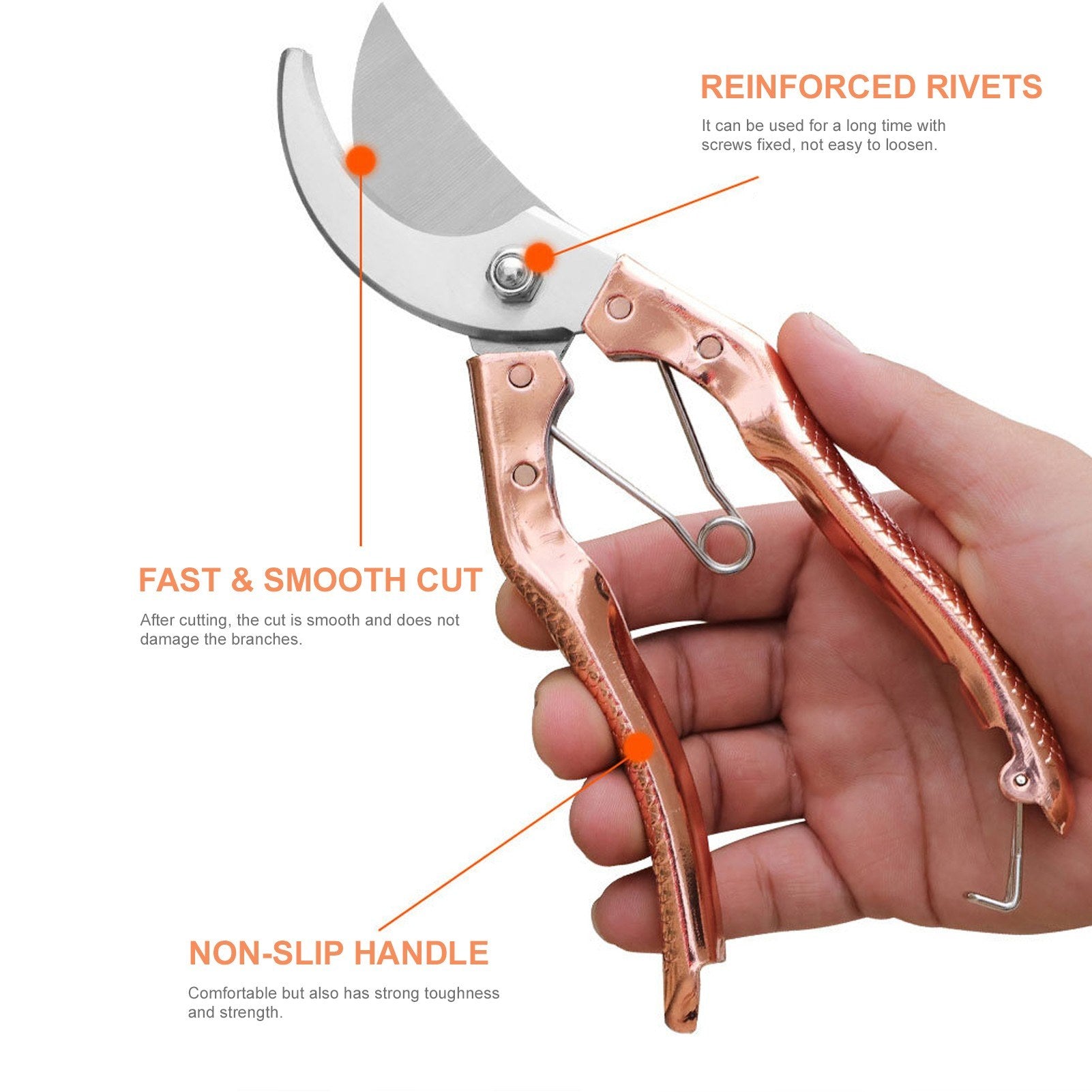 Steel Blade Secateurs