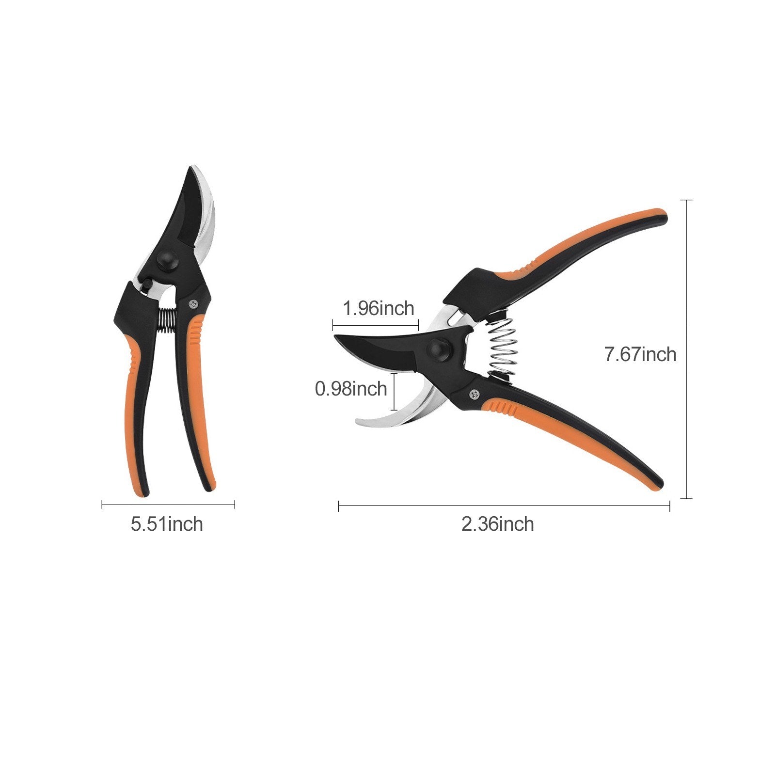 Secateurs Carbon Steel Blade Pruning Shears