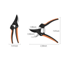 Secateurs Carbon Steel Blade Pruning Shears