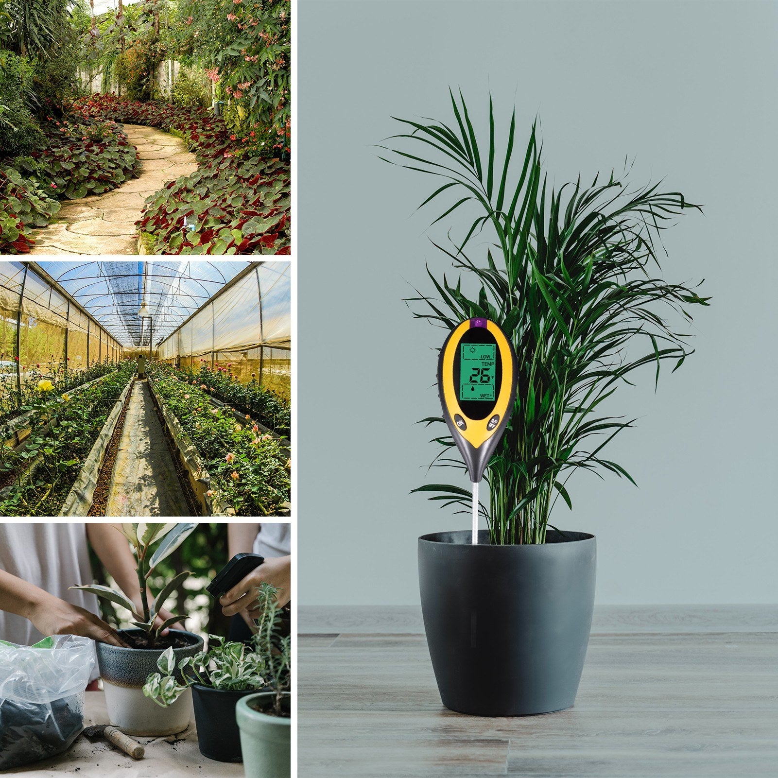 4-in-1 Soil Test PH Moisture Meter