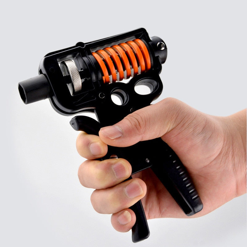 Adjustable Countable Hand Grips Strength Exercise Spring Finger Pinch Carpal Expander Black