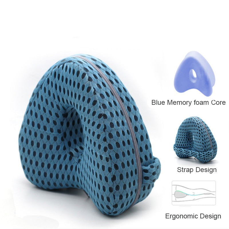 Orthopedic knee pillow for Hip Pain Sciatica Memory Cushion Sleeping Support
