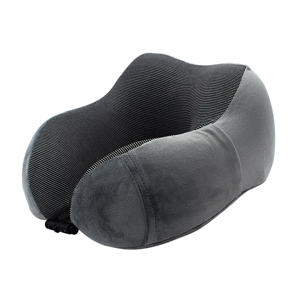 U Shaped Memory Foam Neck Soft Slow Rebound Space Travel Pillow Solid Relieve Pressure Headrest Bedding