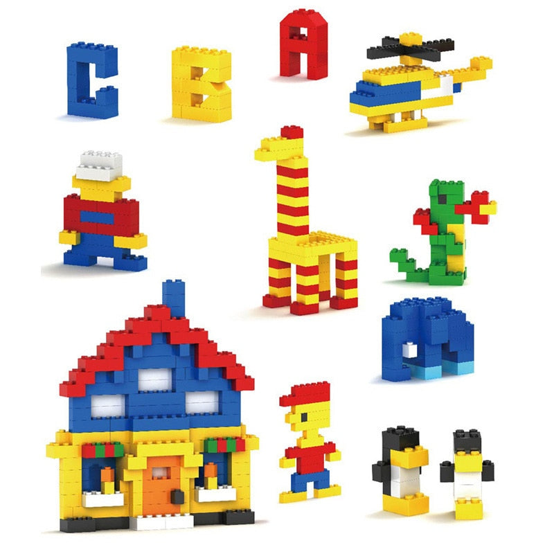 Building Blocks City Model Figures, Educational Kids Toys