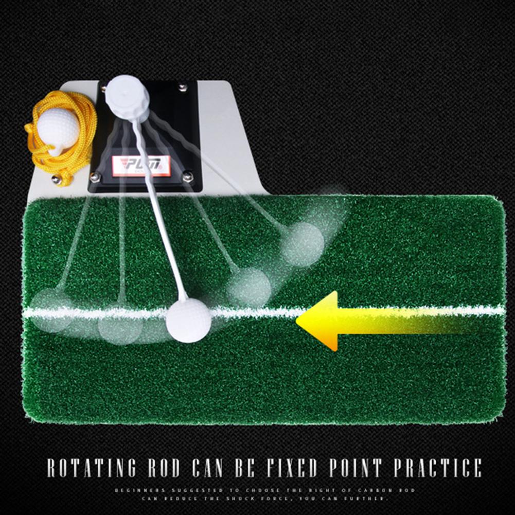 Golf Training Portable Hitting Pad with Auto Ball Return Function
