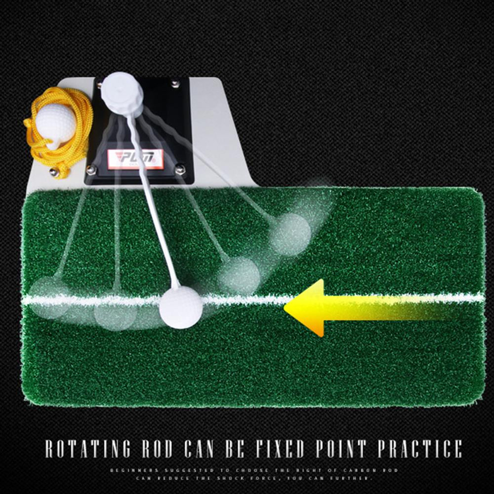 Golf Training Portable Hitting Pad with Auto Ball Return Function