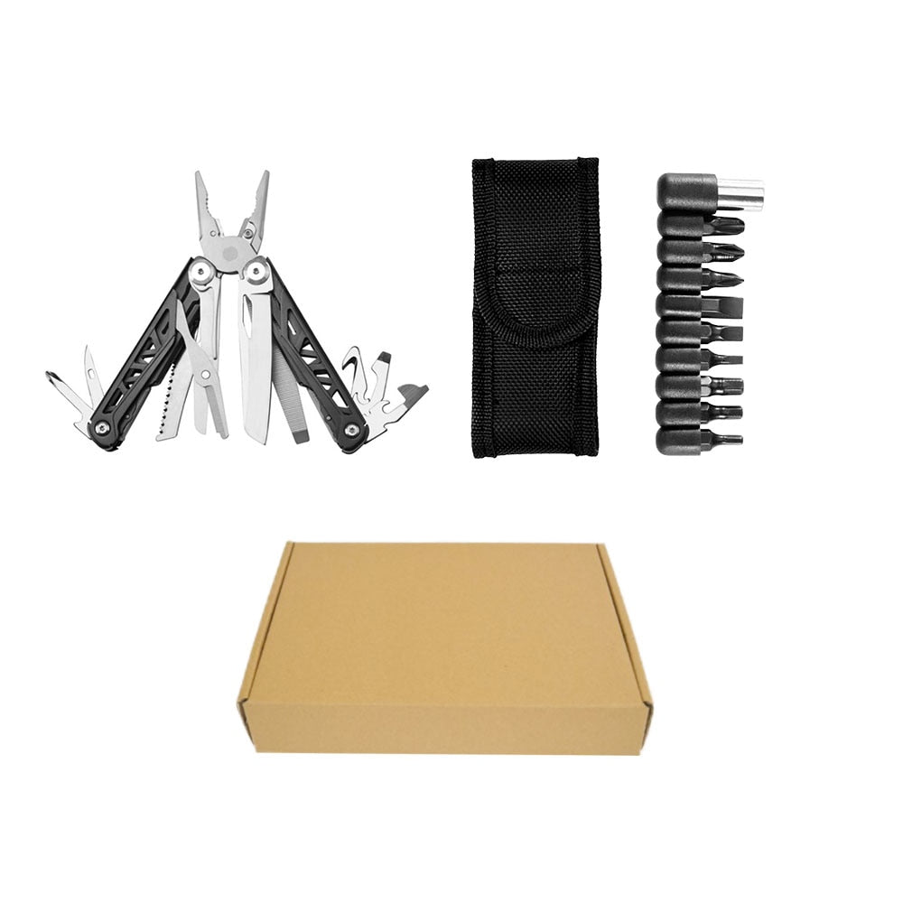 30 IN 1 Multitool Plier Cable Wire Cutter Folding Plier Outdoor Camping Multitool Pocket Mini Portable Folding Pliers