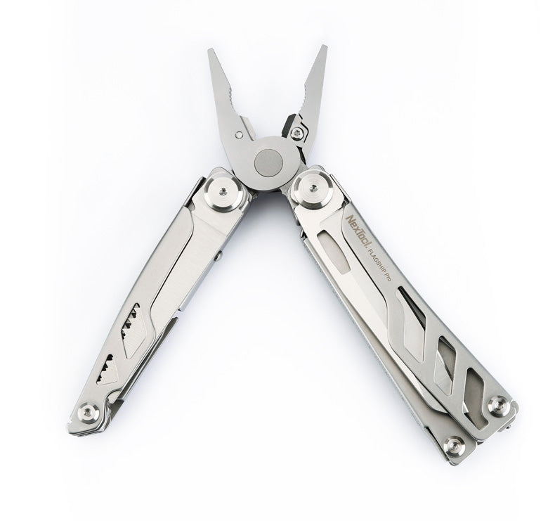Folding Blade Knife Outdoor Tools Hand Set 16 IN 1 Multi-Tool Pliers Screwdrivers Can Opener Camping