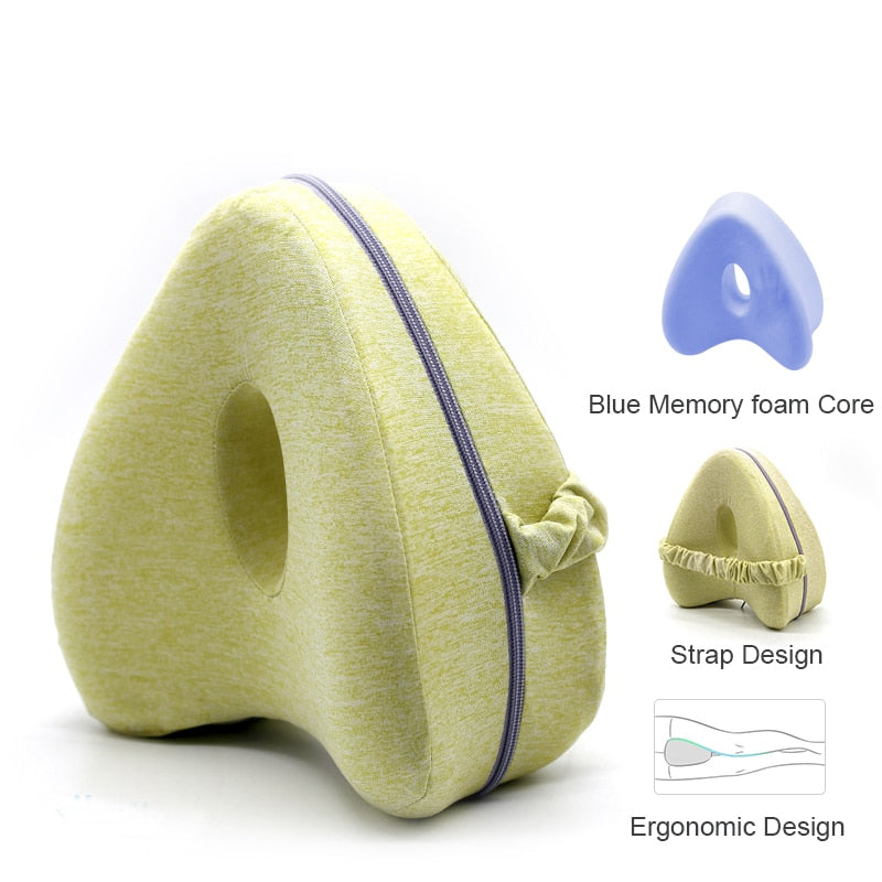 Orthopedic knee pillow for Hip Pain Sciatica Memory Cushion Sleeping Support