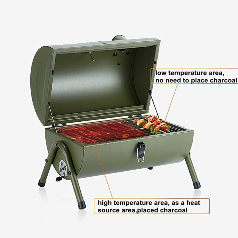 Portable Outdoor Patio Camping Picnic Barbecue Grill