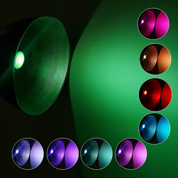 Colorful LED RGB 9W B22 Light Bulb with Remote Control