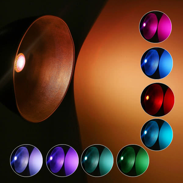 Colorful LED RGB 9W B22 Light Bulb with Remote Control