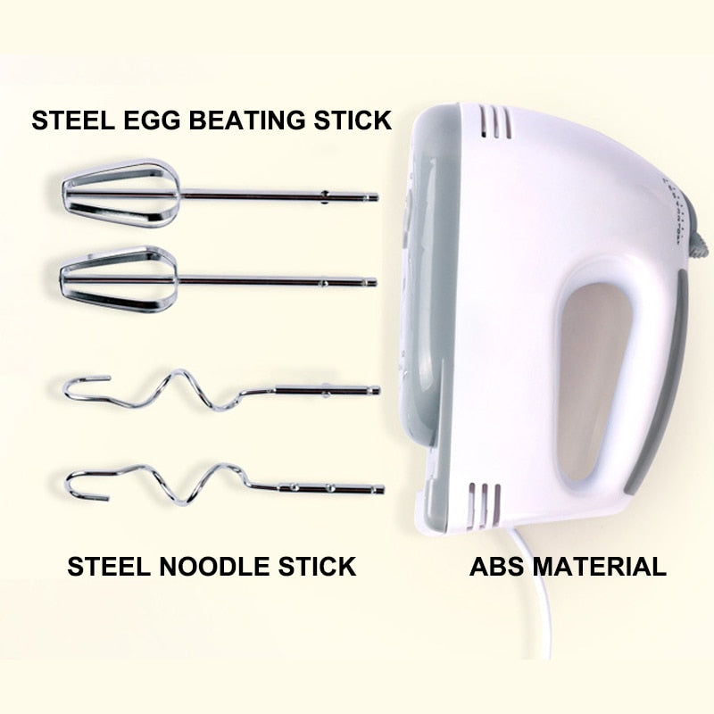 7 Speed Hand Mixer Food Blender Multifunctional Kitchen Electric Cooking Tools