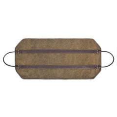 Perfeclan Fireplace Carrier Canvas Sturdy Wood Carrying Bag Firewood Logs Tote Holder with Handles for Camping Indoor