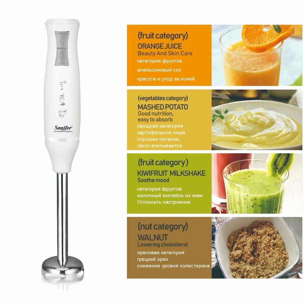 2 Speeds Electric Food Blender, Stainless Steel Blade
