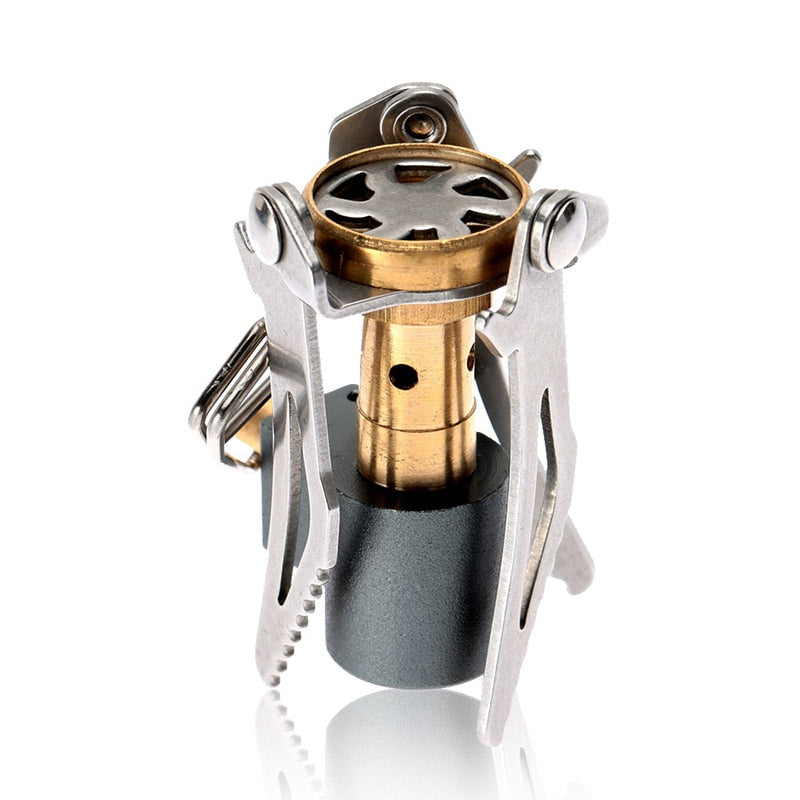 Portable Folding Picnic Cooking Gas Mini Camping Stove Outdoor Gas Stove Survival Furnace Stove 3000W Pocket