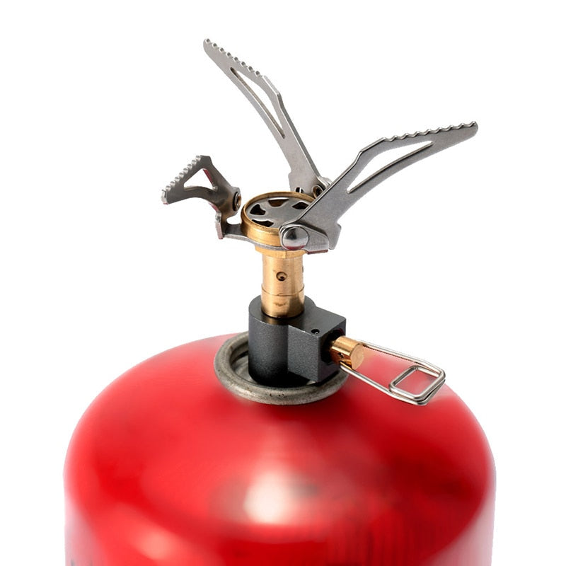Portable Folding Picnic Cooking Gas Mini Camping Stove Outdoor Gas Stove Survival Furnace Stove 3000W Pocket