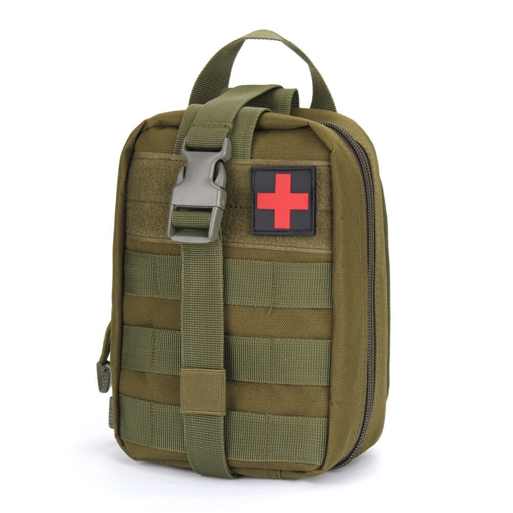 Outdoor Hiking EDC Molle Tactical Pouch Bag Emergency First Aid Bag survive Kit Package Travel Camping Climbing Medical Kits Bag