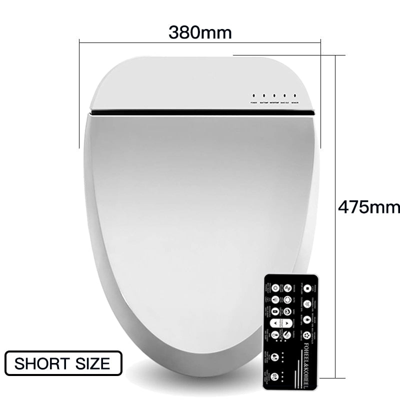 Smart Electronic Bidet Toilet Seat Cover with Remote Control