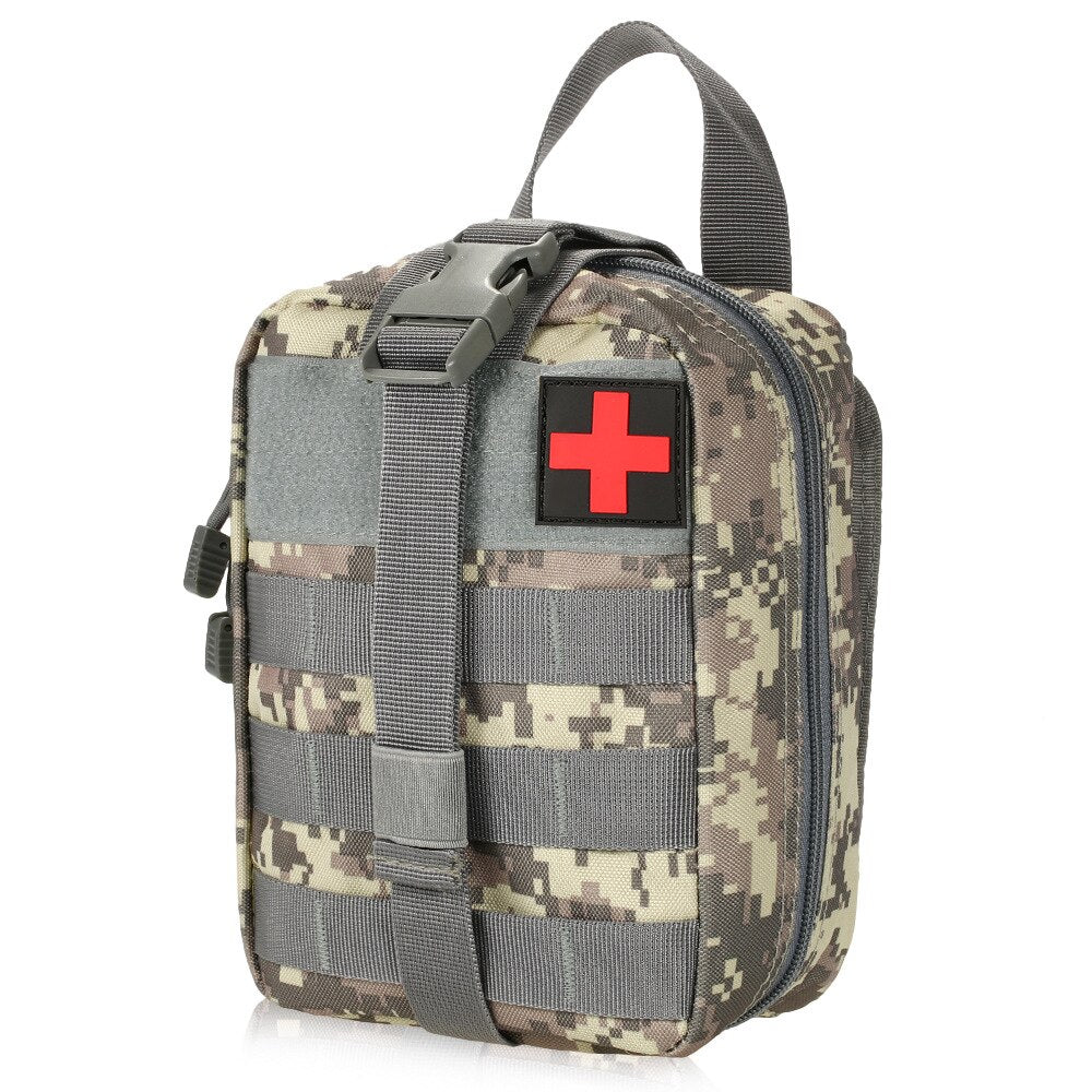Outdoor Hiking EDC Molle Tactical Pouch Bag Emergency First Aid Bag survive Kit Package Travel Camping Climbing Medical Kits Bag