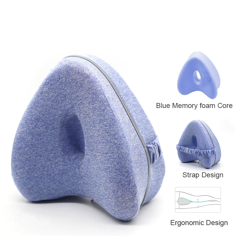 Orthopedic knee pillow for Hip Pain Sciatica Memory Cushion Sleeping Support