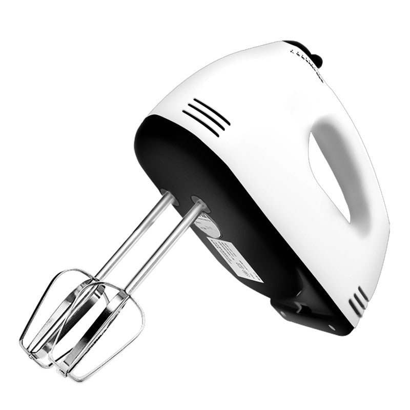7 Speed Hand Mixer Food Blender Multifunctional Kitchen Electric Cooking Tools (White)