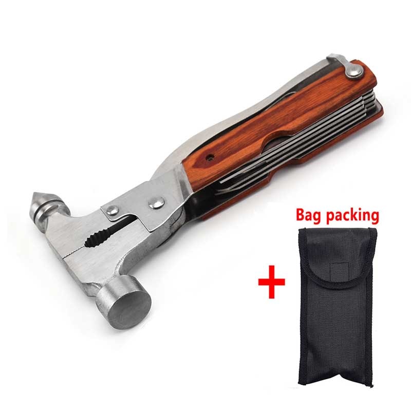 Multifunctional Emergency Outdoor Camping Survival Tools Axe Pliers Pliers Stainless Steel Screwdriver Hatchet Hammer Plier